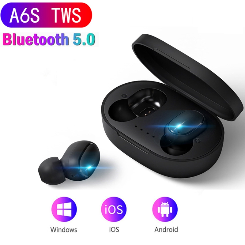 Xiaomi Redmi Airdots S TWS - Auriculares Bluetooth con cancelación de ruido  (estéreo, 5.0, con micrófono, manos libres, control por IA) : :  Electrónica