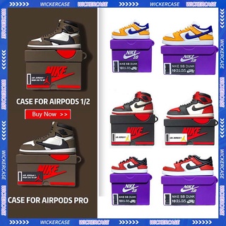 Air jordan 1 Alta Parte Superior Zapatos Airpods 1/2 pro Funda