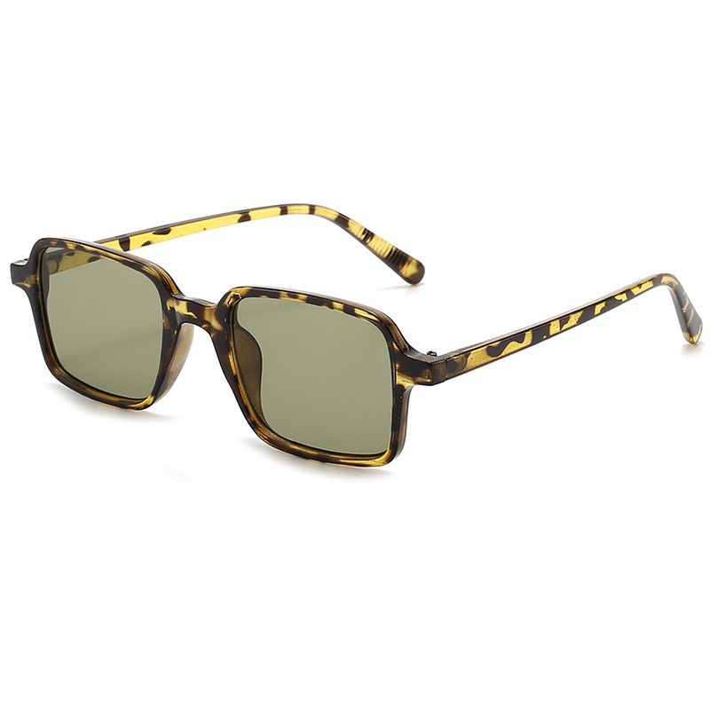 Gafas De Sol Clásicas Y Pequeñas Rectangulares Con Montura De Metal Para Mujer, Gafas De Sol