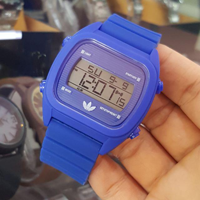 Adidas relojes digitales de goma azul caramelo Shopee México