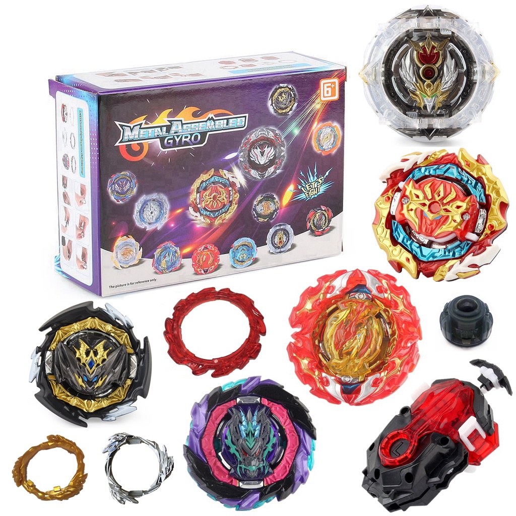 Juego De 5 Piezas De Serie DB Beyblade Burst Con Lanzador B 184 180 186 188 192 191 02 Juguetes Para Ninos Regalo Shopee Mexico