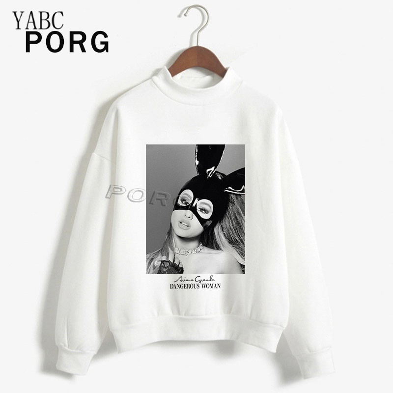 Ariana Grande Sudadera Con Cuello Redondo Para Mujer Callejera Gotica Harajuku Mujeres 2019 Nueva Ropa Sudaderas De Manga Larga Femme 0820 Shopee Mexico