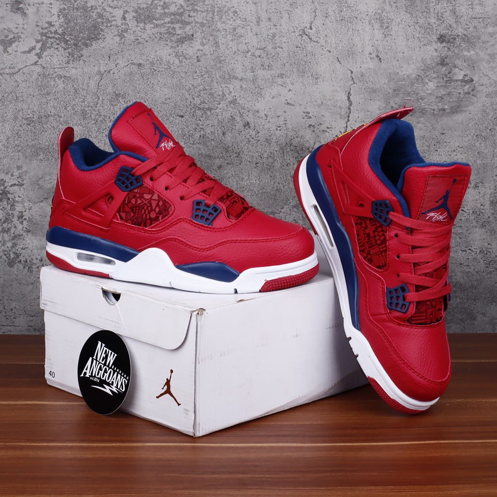 Nike Air Jordan Retro rojo rojo Fiba | Shopee México