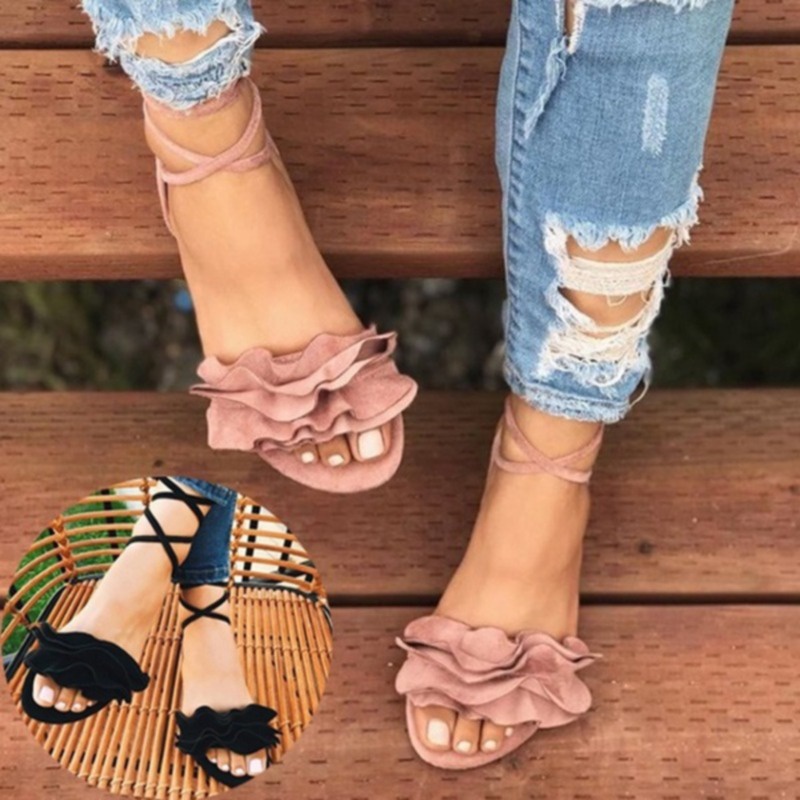 Nuevas sandalias de flores de Moda para mujer damas damas Chic de verano | Shopee México