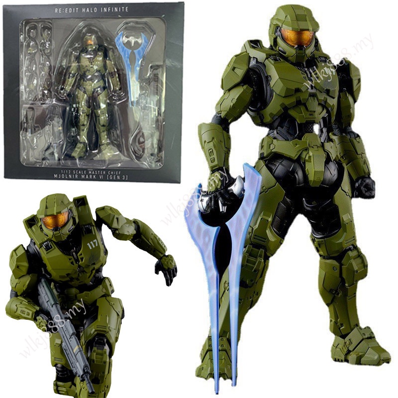 Halo 5 Guardians Master Chief John117 S117 Infinite 1 12 Figura De Accion Juguetes Modelo Munecas