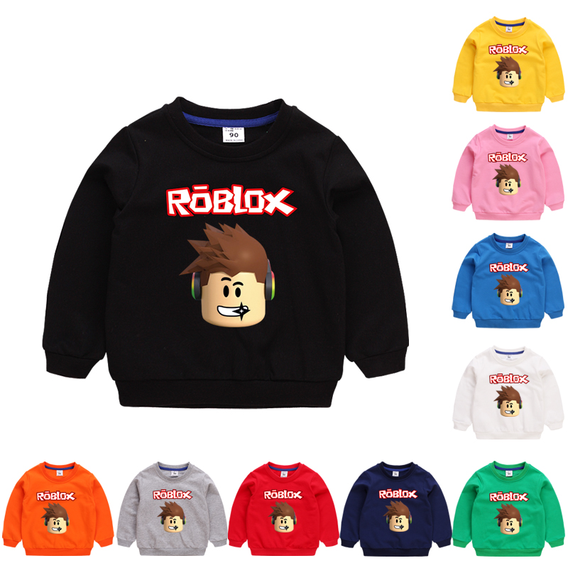 Compre Roupas infantis roblox crianças meninos meninas dos desenhos  animados impresso camiseta de manga comprida + calças terno jogo 8 cores  barato — frete grátis, avaliações reais com fotos — Joom