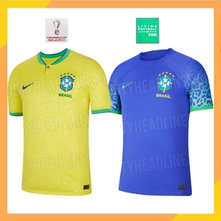 Camiseta Visitante 22/23 De La Selección De Brasil Neymar Jr