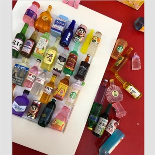 Casa de muñecas que deseen botellas Mini Botella de de Cristal para 1/12  Casa de en Miniatura Adorno Magideal Casa de muñecas que deseen botellas