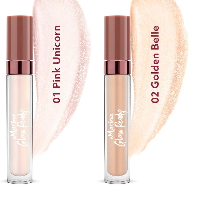 Marina Glow Ready Liquid Highlighter 610 RIS Shopee México