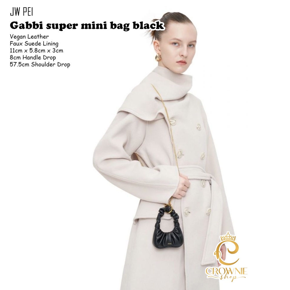 Gabbi Super Mini Bag - Black - JW PEI