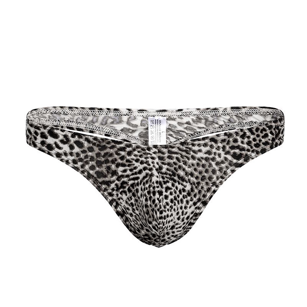 zhishichi ropa interior leopardo impresion transpirable hombres forma T calzoncillos tangas para la vida diaria Shopee Mexico