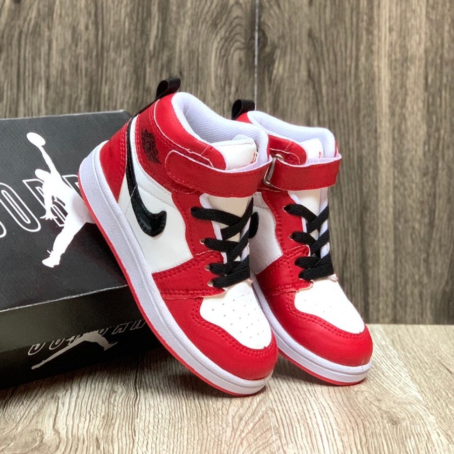 Nike Air Jordan niños zapatos Nike Jordan niños alto Unisex zapatillas más reciente | Shopee México