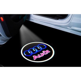Luz LED de bienvenida para puerta de coche, lámpara de proyector, luces  decorativas para Audi Sline A1, A2, A3, A4, A5, A6, A7, A8, 8P, B6, B7, B8,  Q3, Q5, Q7, Rlines 