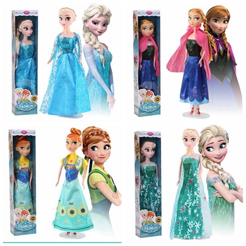 30 CM Frozen Snow Queen Elsa Anna Muñeca Princesa Juguetes Niños Regalo