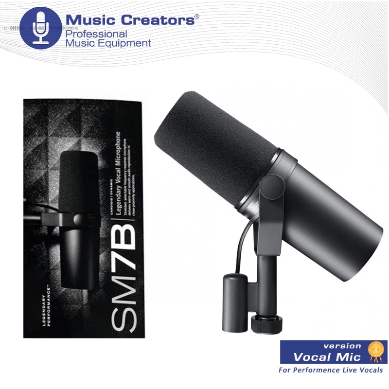 Shure SM7B, el Legendario Micrófono.