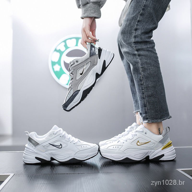 kasut sukan Nk Zapatos Air Monarch M2K Tekno ready stock Retro daddy Casuales Para Correr ultra Ligero wanita perempuan