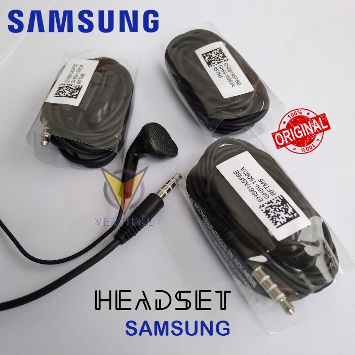 Auriculares para Samsung A20 A30 A50 A70 A80 Original nuevo manos libres negro