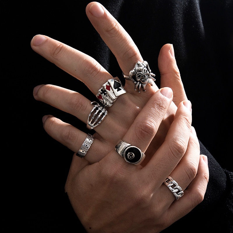 Anillos De Acero Inoxidable Para Hombre