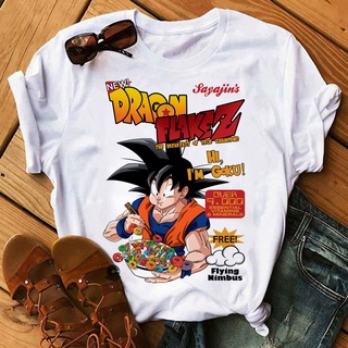 Dragon Ball z Vegeta Son Goku top tees Verano Mujer Pareja vintage casual  Ropa streetwear | Shopee México