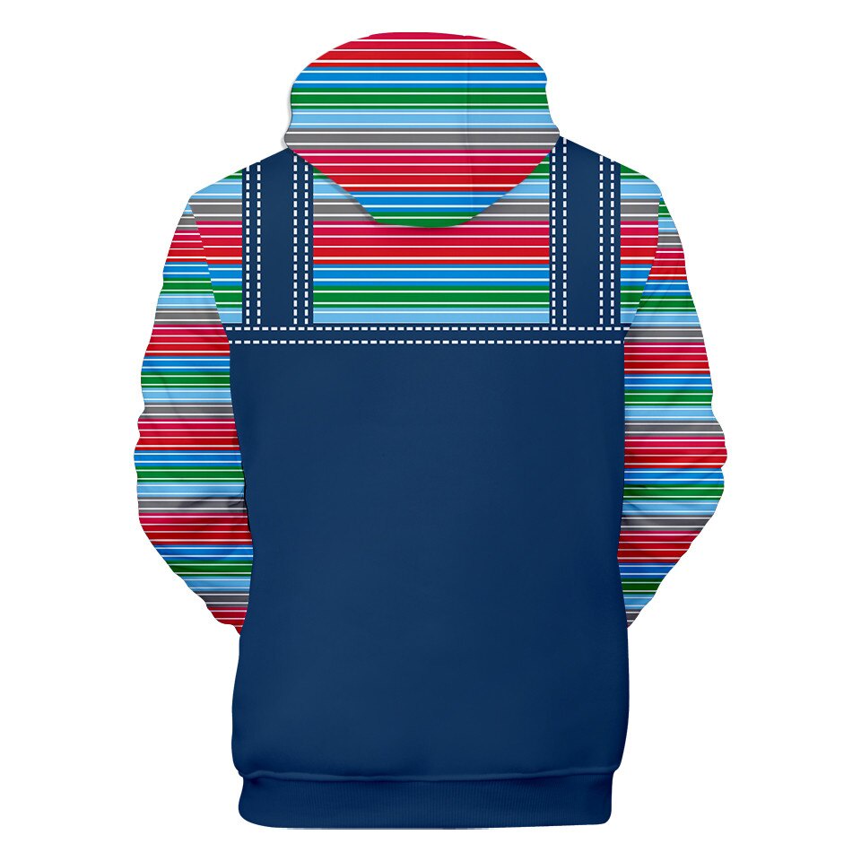 Hoodies The Evil Good Guys Toy Printed Hoodie Halloween Chucky Sweatshirt Pullover 3D