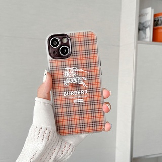 Estilo De Lujo Burberry Fundas De Tel fono Para iphone 13 Pro Max i13 13pro 11 i11 X XR Xs 7plus 8plus 12Pro 12 Cubierta Protectora