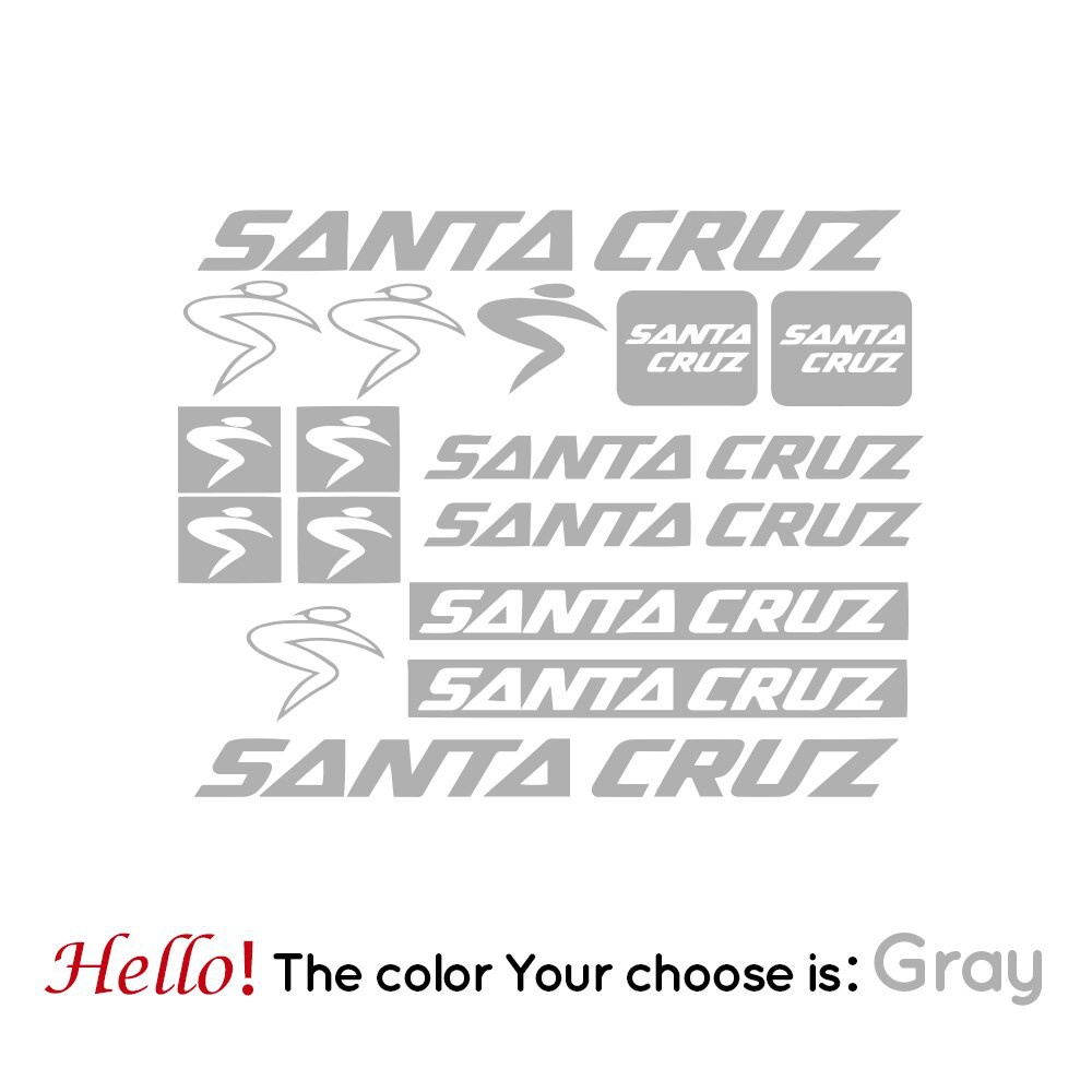 Pegatinas Para Bicicleta Santa Cruz, Calcomanías De Repuesto