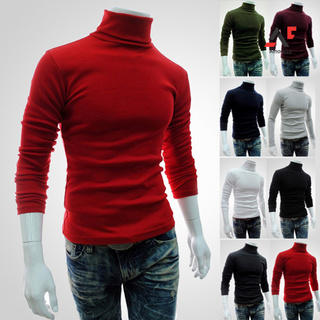 Camiseta Cuello Alto Hombre