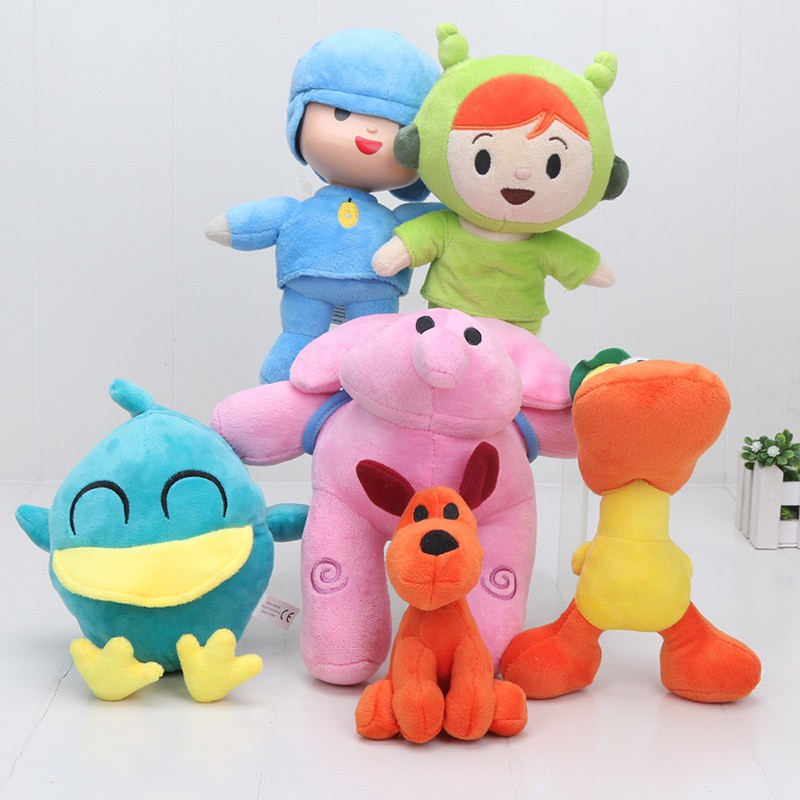 Estilos Pocoyo Elly Pato Loula Peluche Suave Figura Juguete