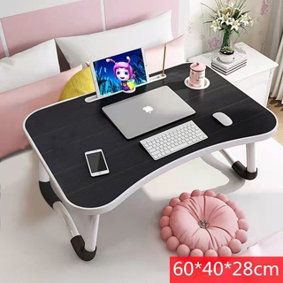 Mesa plegable portátil multifuncional para computadora portátil, escritorio  de cama para laptop con cajón pequeño, mesa de computadora pequeña mesa de