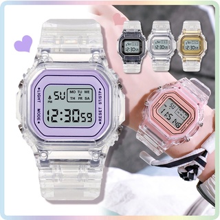 Pantalla Digital Unisex Mujer Hombres Casio Reloj A Prueba De Agua Estilo  Deportivo