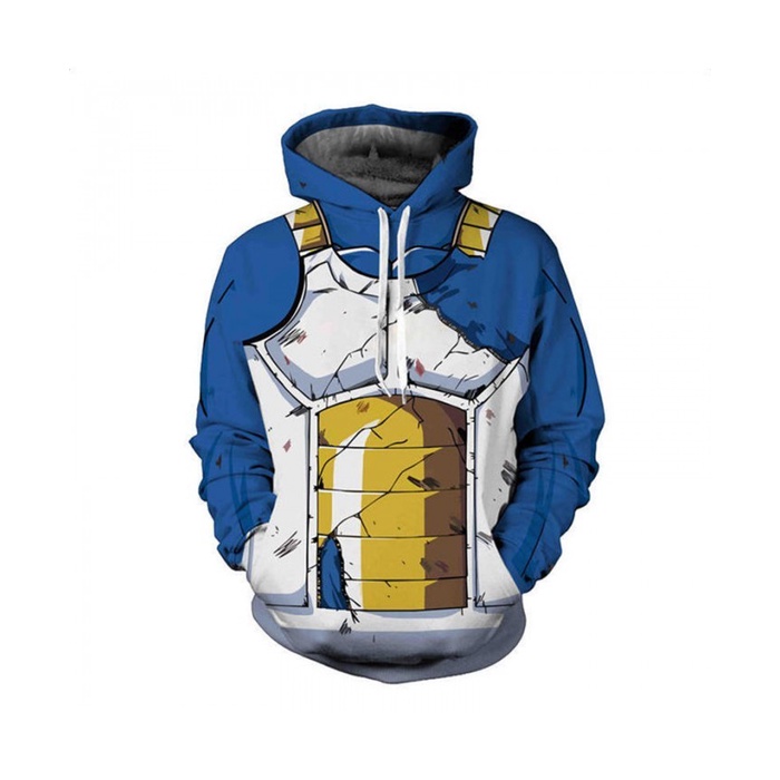 dragon hot anime ball Sudadera Con Capucha Hombres 3d super saiyan vegeta  vegetto print Suéter