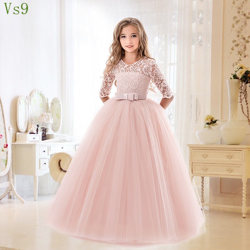 Vestido De Navidad Para Ni as Boda Y Fiesta Comuni n Princesa Lujo