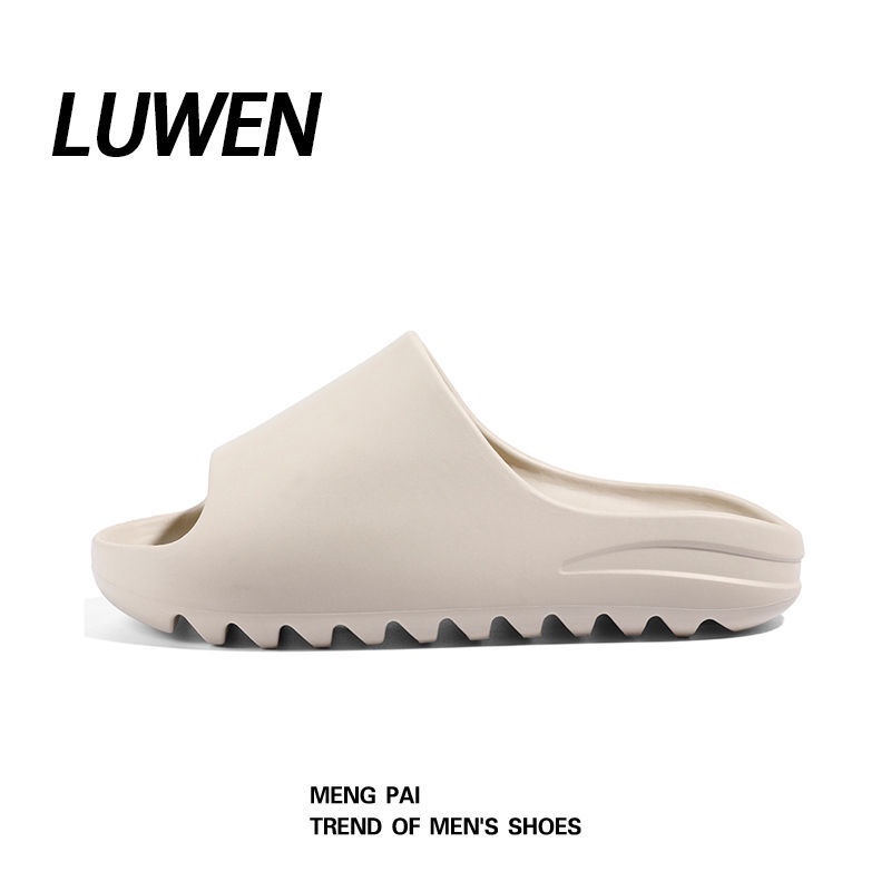 Zapatillas yeezy Kanye Mismo Estilo Chanclas Deslizantes Hombres Mujeres Sandalias De Playa De Suela Gruesa Shopee Mexico