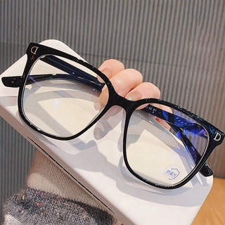 Gafas de protección contra luz azul de gran tamaño Vintage a la moda, gafas  para ordenador de oficina, gafas Unisex con marco redondo, gafas para