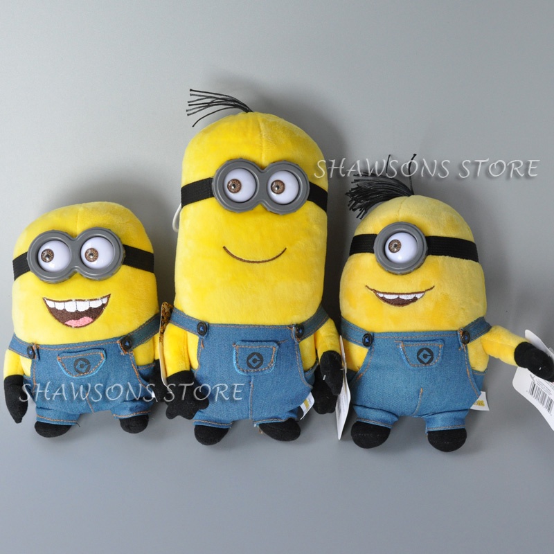 Minions Peluche nuevos modelos de alta calidad diseño gafas en 3D tacto  suave, personajes de nueva película de Minion el Origen de Gru, Peluche  Bob, Kevin, Stuart y Otto, en Oferta y