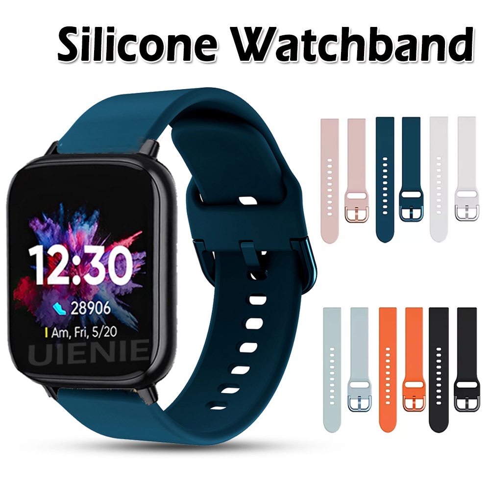 correa repuesto silicona para smartwatch 20 mm compatible con
