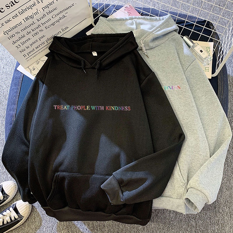 Harry Styles Treat People Kinduras S 2XL Sudadera Con Capucha Casual De Impresion Punk Para Mujeres
