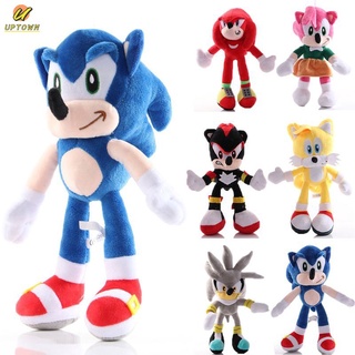 Listo Stock 45cm-20cm Sonic The Hedgehog Sombra Amy Rose Nudillo Cola De  Peluche De Dibujos Animados Suave Super EXE Jet Chao Plushie Muñeca  Juguetes Mochila Regalo Para Niños Niña