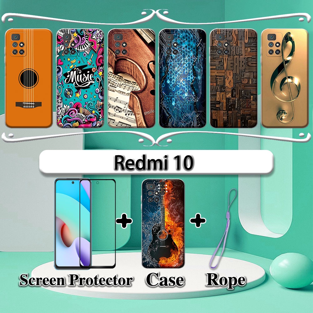 Comprar Nueva funda galvanizada de borde recto para Xiaomi Redmi 10C 6,71  Xiamoi Redmi10C 4G 10 C suave a prueba de golpes funda Coque