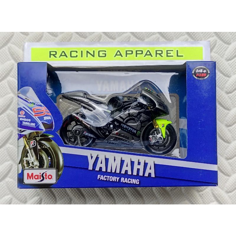 Miniature Altaya MotoGP 1/18 – Yamaha YZR M1 Valentino Rossi 2009 – GP Misano