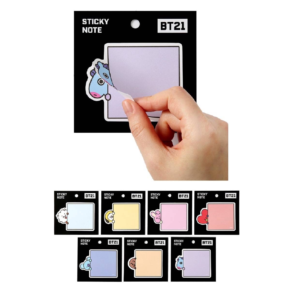 Nuevo KPOP BTS BT21 Lindo Memo Pads Notas Adhesivas Pegatinas ...