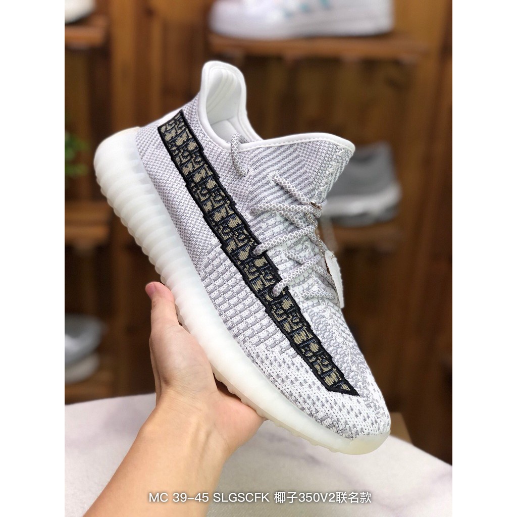 2021New Dior X Adidas Yeezy Boost 350 V2 Zapatos Para Correr Ángel Blanco  FC6607 | Shopee México