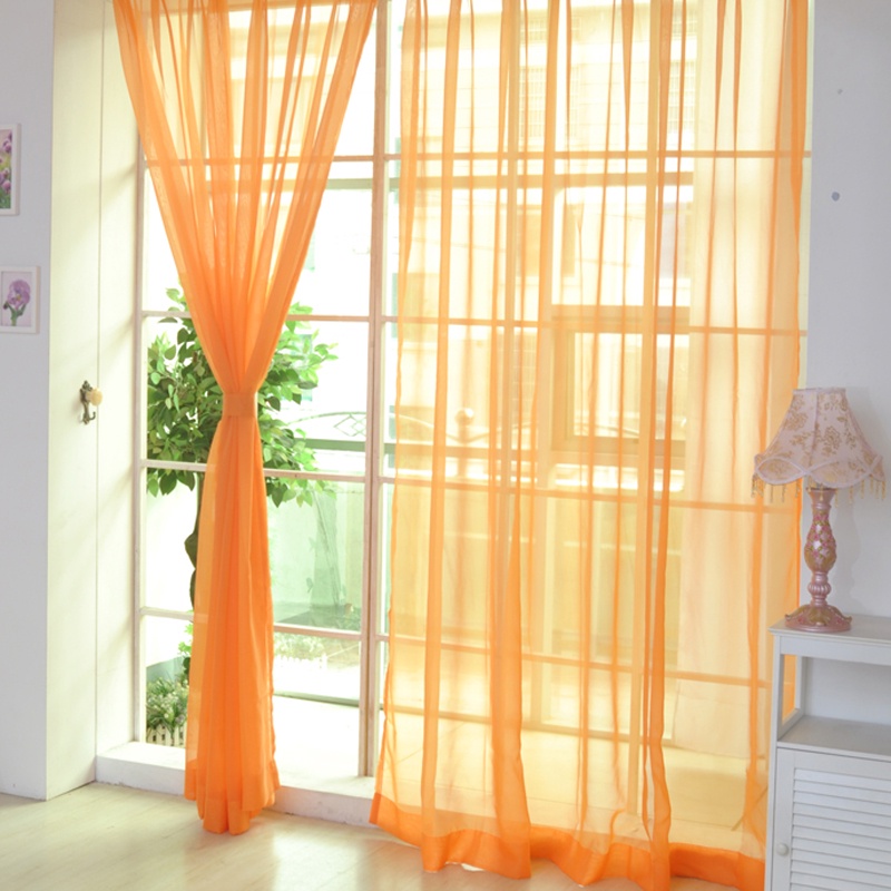 Panel Divisor De Tul (Voile) 2m X 1m – Cortina Ligera Para Puertas O Separador De Ambientes, Estilo Moderno