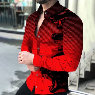 Camisa de 2024 botones roja