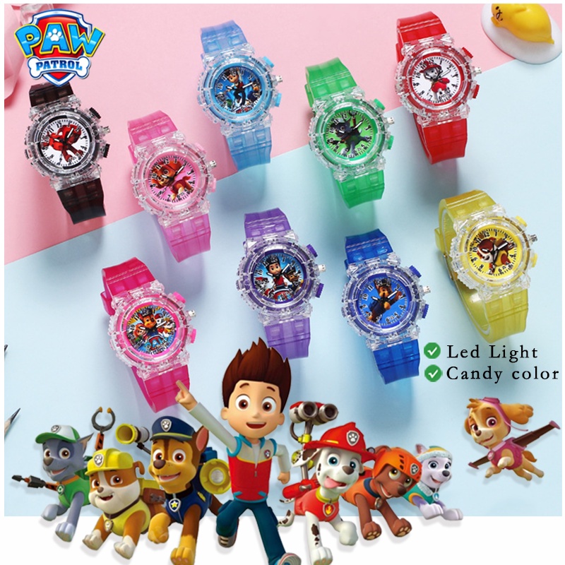  Paw Patrol - Reloj digital para niños + cartera, con licencia  oficial, Digital : Ropa, Zapatos y Joyería