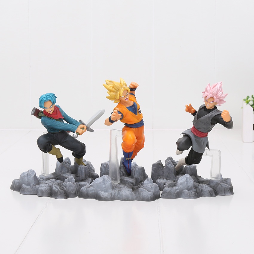 13cm Dragon Ball Super Son Goku Black Trunks Figuras De Accion Coleccion Juguetes Z Shopee Mexico