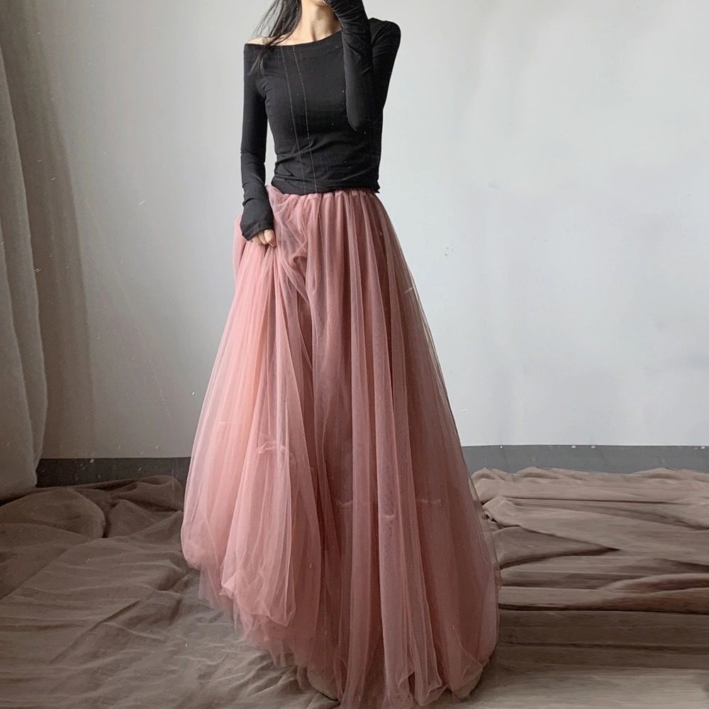 falda larga tul - Precios y Ofertas - Ropa de Mujer jul. 2023 | Shopee México