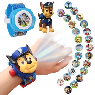 Reloj auténtico de la patrulla canina para niños, juguete de cuarzo, Chase,  Skye, Rubble, Psi, Patrol, regalo de cumpleaños - AliExpress