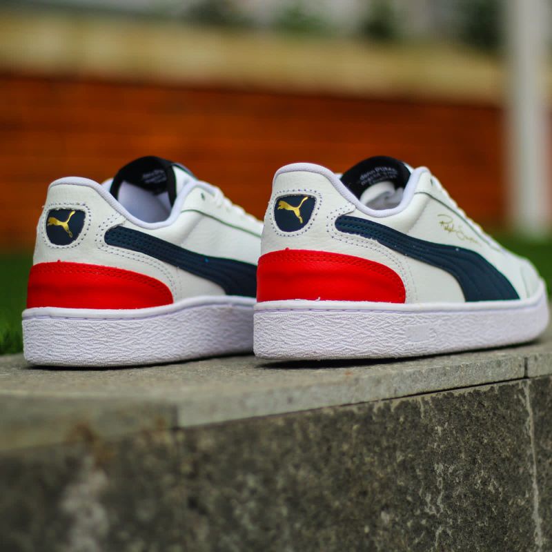 Puma ralph sampson blanco azul marino rojo original Sepatu Shopee Mexico