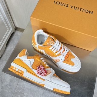 LOUIS VUITTON 100 % Auténticos Zapatos Para Hombres 2022 Nueva Tendencia  Malla Presbicia Impresa Cómodas Zapatillas Casuales